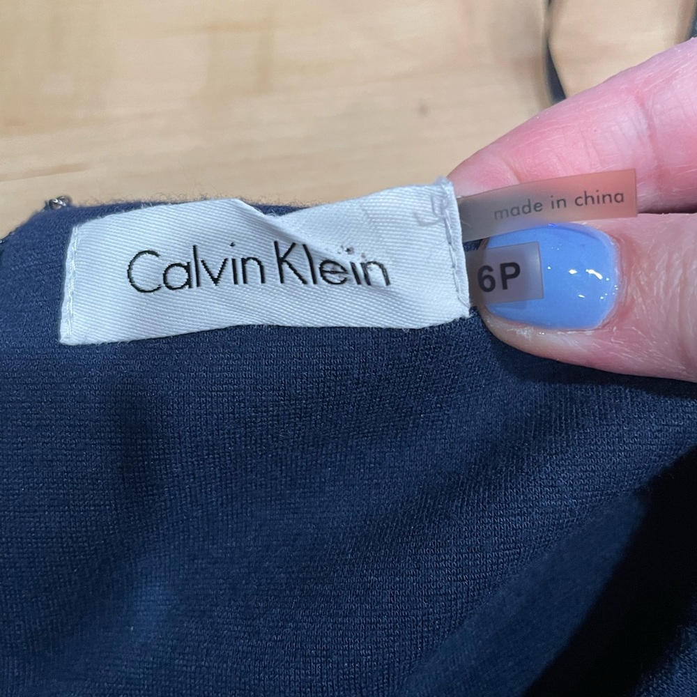 Calvin Klein navy dress size 6P